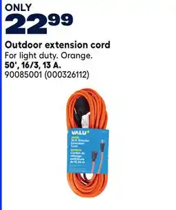 RONA Outdoor extension cord, 50', 16/3, 13 A offer