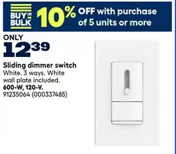 RONA Sliding dimmer switch offer