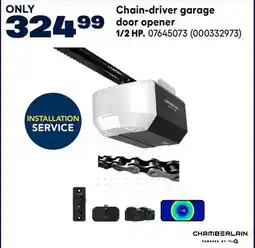 RONA Chain-driver garage door opener 1/2 HP offer