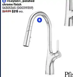RONA Pfister BCeylon, polished chrome finish offer