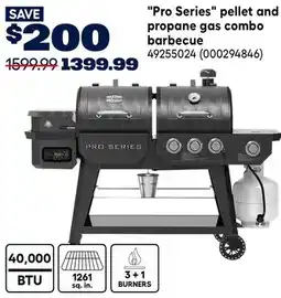 RONA Pit Boss Pro Series pellet and propane gas combo barbecue offer