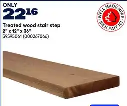 RONA RONA Treated wood stair step 2 x 12 x 36 offer