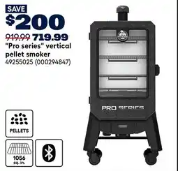 RONA Pit Boss Pro series vertical pellet smoker offer