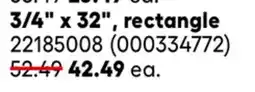 RONA RONA 3/4 x 32, rectangle steel balusters in pack of 10 offer