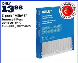 RONA 3-pack ''MERV 8 furnace filters offer