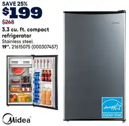 RONA 3.3 cu. ft. compact refrigerator offer