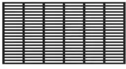 RONA BARRETTE OUTDOOR LIVING 4' x 8' PVC lattices Black offer