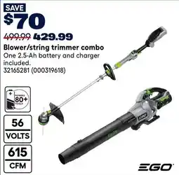 RONA EGO Blower/string trimmer combo offer