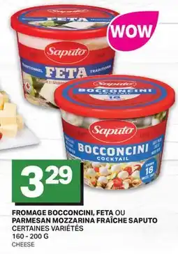L'Intermarché FROMAGE BOCCONCINI, FETA OU PARMESAN MOZZARINA FRAÎCHE, 160 - 200 G | CHEESE offer