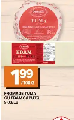 L'Intermarché FROMAGE TUMA OU EDAM offer
