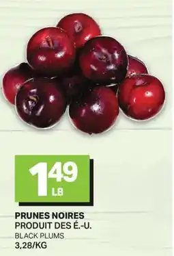 L'Intermarché PRUNES NOIRES | BLACK PLUMS offer