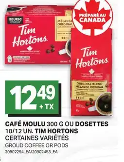 L'Intermarché CAFÉ MOULU ,300 G OU DOSETTES, 10/12 UN. | GROUD COFFEE OR PODS offer