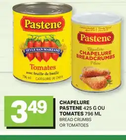 L'Intermarché CHAPELURE, 425 G OU TOMATES, 796 ML | BREAD CRUMBS OR TOMATOES offer