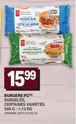 L'Intermarché BURGERS PC SURGELÉS, 568 G - 1,13 KG offer