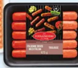 Walmart La Fernandière fresh dinner sausages offer