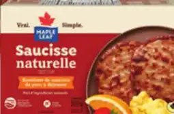Walmart Maple Leaf fully cooked breakfast patties offer