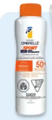 Walmart Ombrelle Sport SPF 50+ sunscreen spray 122 g offer