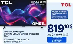 Walmart TCL 65 QD-Mini LED Smart TV offer