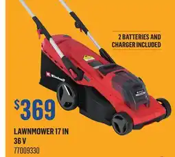Canac Lawnmower 17 in 36 V offer