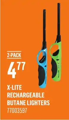 Canac X-Lite Rechargeable Butane Lighters offer