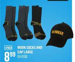 Canac Work Socks and Cap Large offer