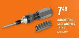 Canac Ratcheting Screwdriver 12-in-1 offer