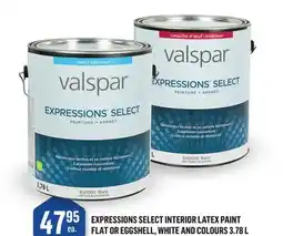 Canac Expressions Select Interior Latex Paint Flat, White and colours offer