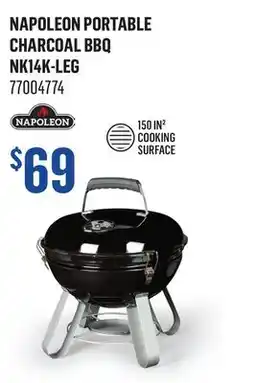 Canac Napoleon Portable Charcoal BBQ offer