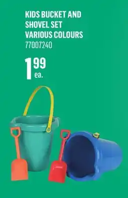 Canac Kids Bucket and Shovel Set offer