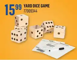 Canac Yard dice Game offer