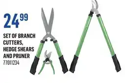 Canac Set of Branch Cutters, Hedge Shears and Pruner offer