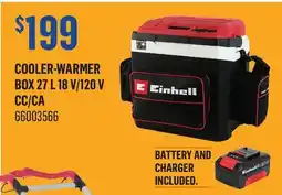 Canac Cooler-Warmer Box 27L 18V/120V CC/CA offer