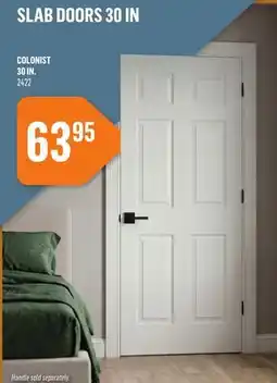 Canac Colonist Slab Door offer
