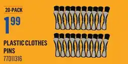 Canac Plastic Clothes Pins offer