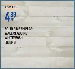 Canac Solid Pine Shiplap Wall Cladding offer