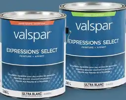 Canac Expressions Select Satin Exterior Acrylic Paint Ultra White & Colours offer