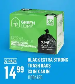 Canac Black Extra Strong Trash Bags 33 in x 48 in offer