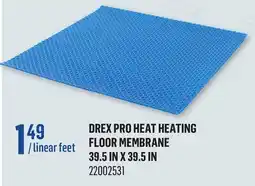 Canac Drex Pro Heat Heating Floor Membrane 39.5inx39.5in offer