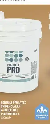 Canac Formule Pro Latex Primer-Sealer & Undercoat Interior 18.9L offer