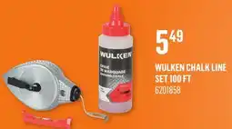 Canac WULKEN Chalk Line Set 100 ft offer