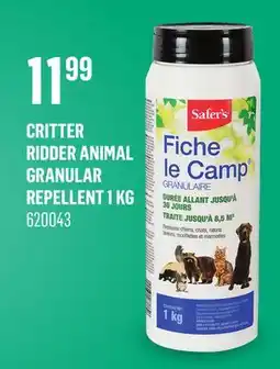 Canac Critter Ridder Animal granular repellent offer