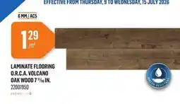 Canac Laminate Flooring offer