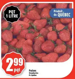 Bonanza Fraises offer