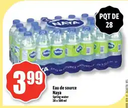 Bonanza Eau de source Naya offer
