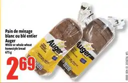 Bonanza Auger White or whole wheat homestyle bread offer