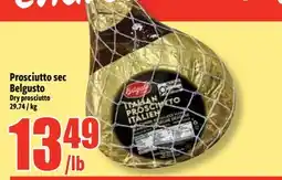 Bonanza Prosciutto sec Belgusto offer