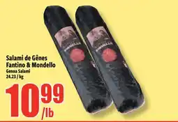 Bonanza Salami de Gênes Fantino & Mondello offer
