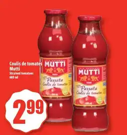 Bonanza Strained tomatoes Mutti offer