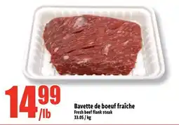 Bonanza Fresh beef flank steak offer