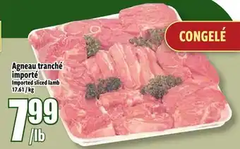 Bonanza Agneau tranché importé offer